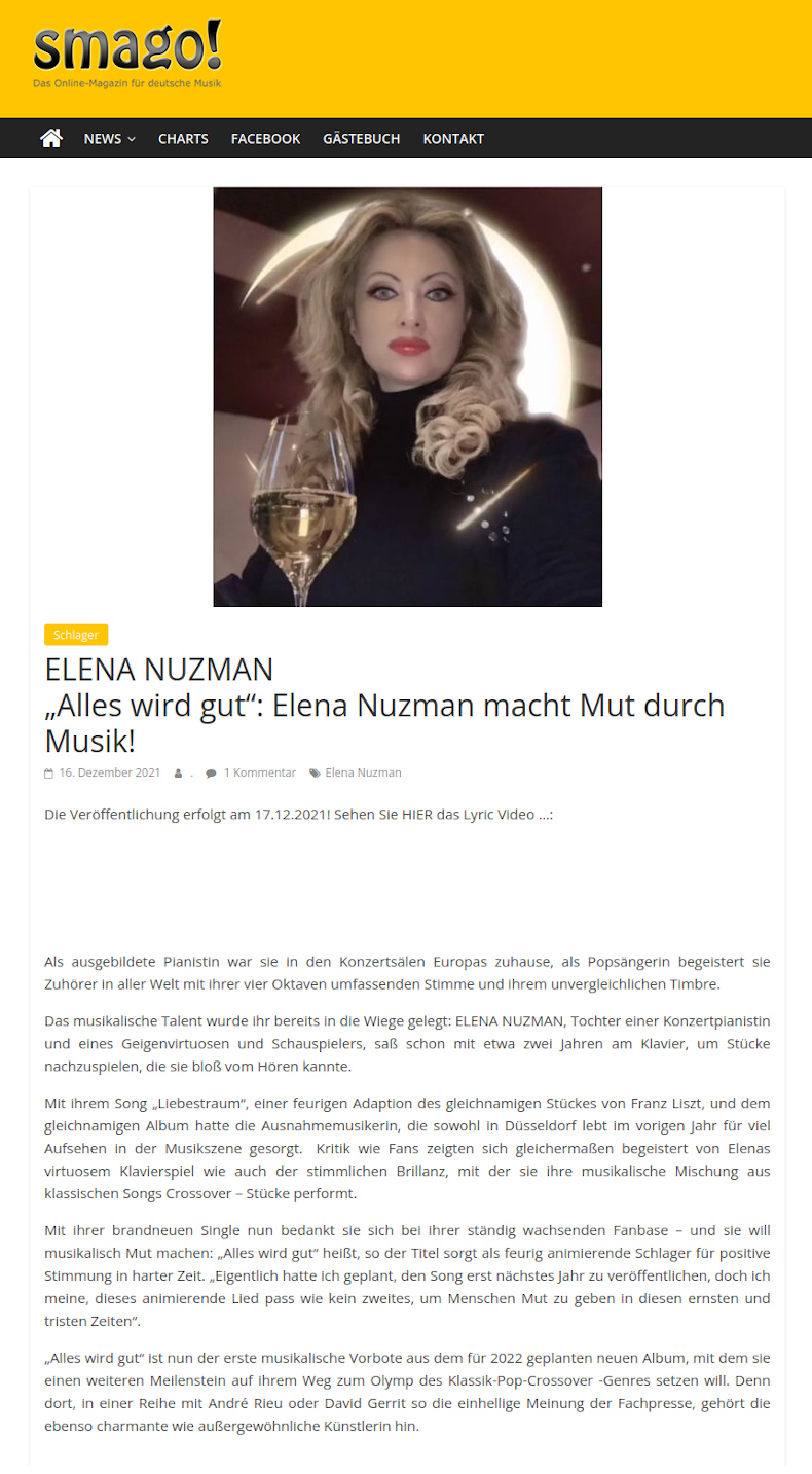 Elena Nuzman - smago.de - Dezember 2021