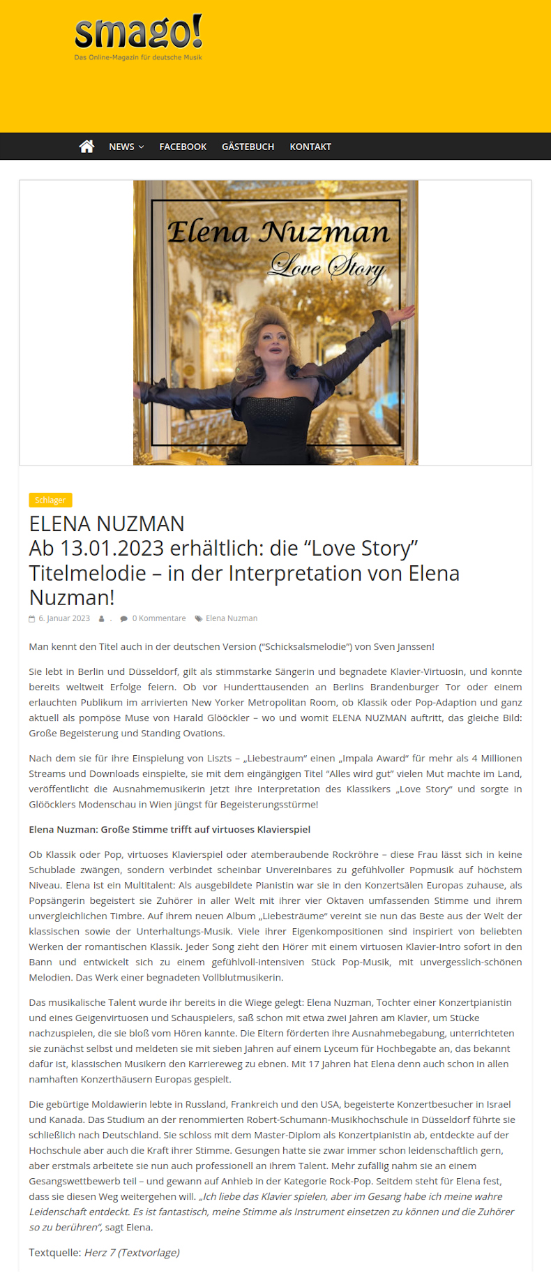 Elena Nuzman - Smago.de - Januar 2023