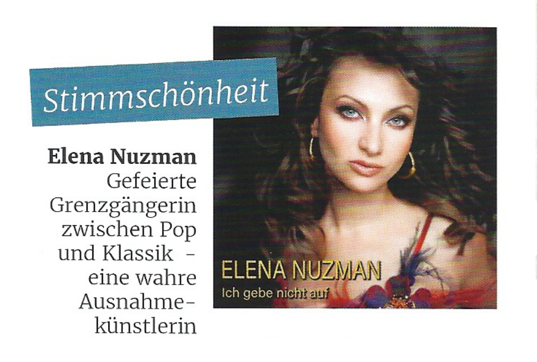 Elena Nuzman - hossa! - Magazin - März 2019